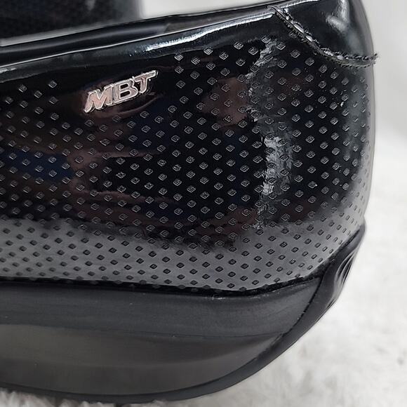 MBT HANI 8 BLACK PATENT LEATHER SLIP ON SHOES SIZE 7-7.5 NIB - Picture 8 of 16